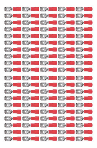 Conectores Rápidos Spade, Conector De Fio Isolado De 100 Uni 0