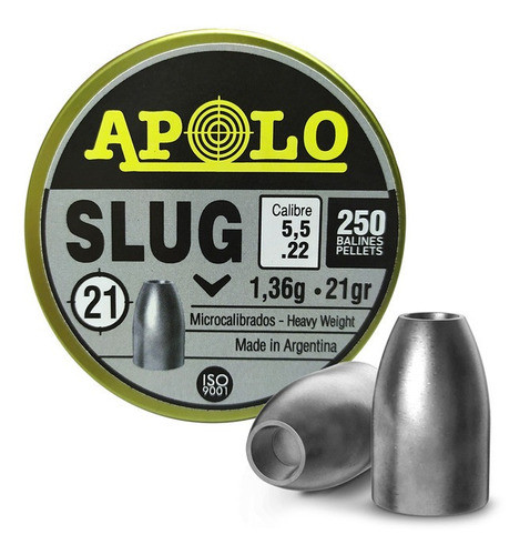 Balines Apolo Slug  21gr 5,5 Mm 0