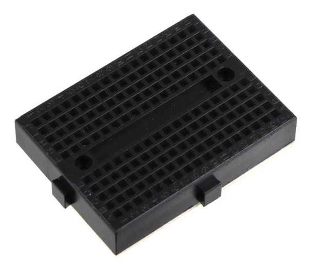4 Peças * Mini Protoboard 170 Furos Preto Com Adesivo 0