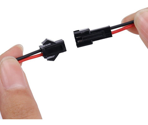 10 Pares Conector Elétrico Engate Rápido Cabo Click 2 Vias 0