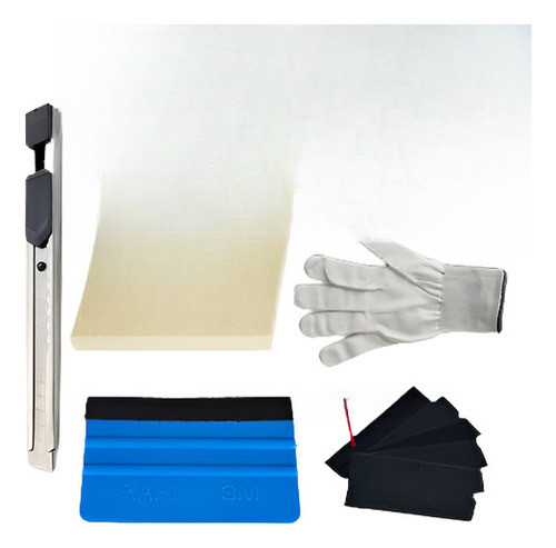 Car Wrap Aplicador Herramientas Azul 3m Borde De Fieltro Eti 0