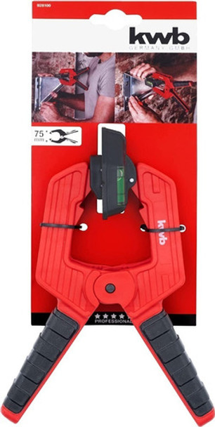 Prensa De Mano Clamp Plastica C/nivel Burbuja Kwb 200mm Dgm 0