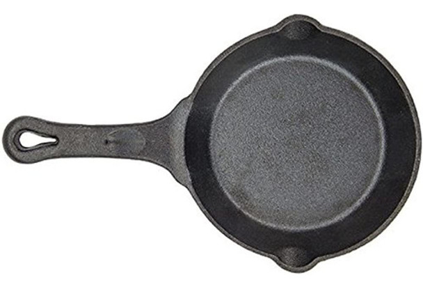 Winco 6 Sartén De Hierro Fundido, Negro 0