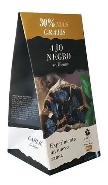 Dientes De Ajo Negro Especias Natural Condimento X 60 Gr 0