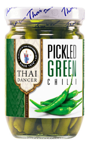 Pickle Chilis Verdes X200gr Thai Dancer 0