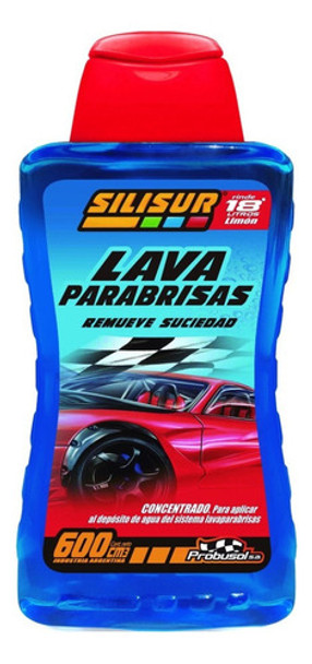 Lavaparabrisas Concentrado 600 Cc Rinde 15 Litros Silisur 0