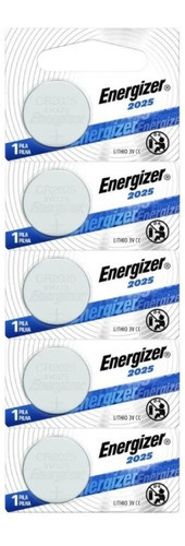 5 X Pilas Boton Cr2025 Energizer 2025 San Martin 0