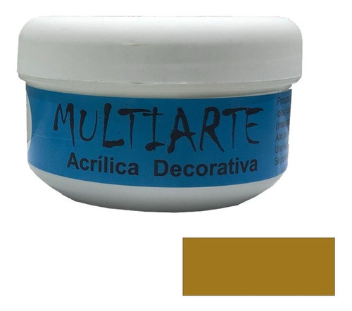 Pintura Manualidades Color Ocre Multiarte 200ml 0