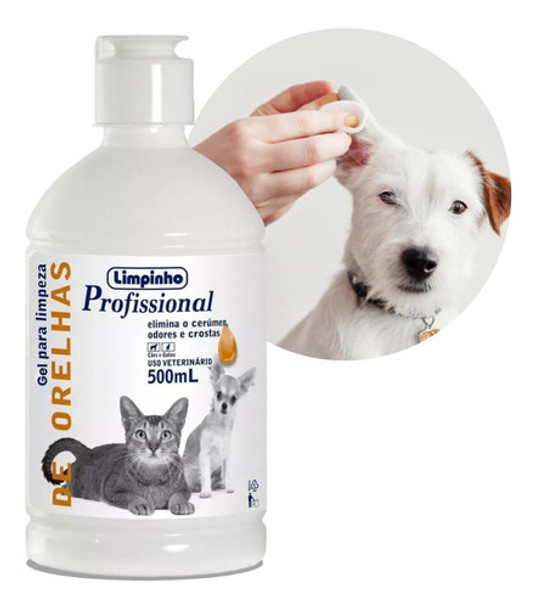 Loção Limpadora De Orelhas Em Gel 500ml - Limpinho 0