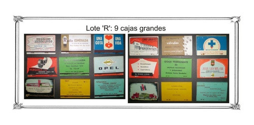 Eb+ Lote R De Fósforos Promocionales 0