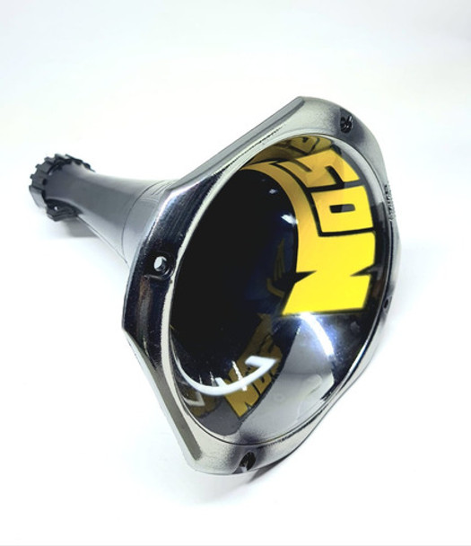 Kit 2 Corneta Plástico Metalizado Onix Som  (longa)1425 0