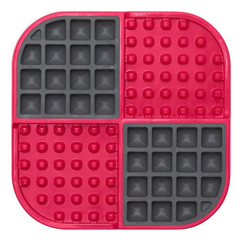 Tapete Lickimat Vermelho - Alimentador Veterinário 0