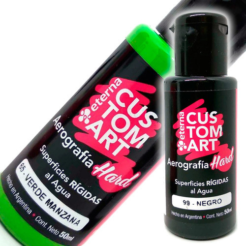 Pinturas Aerografia Eterna Custom Hard Para Aerografos X2 0