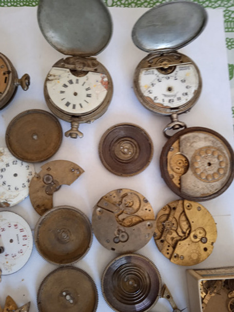 Lote De Relojes Antiguos 8 Día Varias Marcas 0