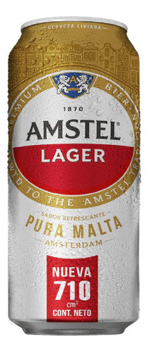 Cerveza Lager Amstel 710 Ml. 0