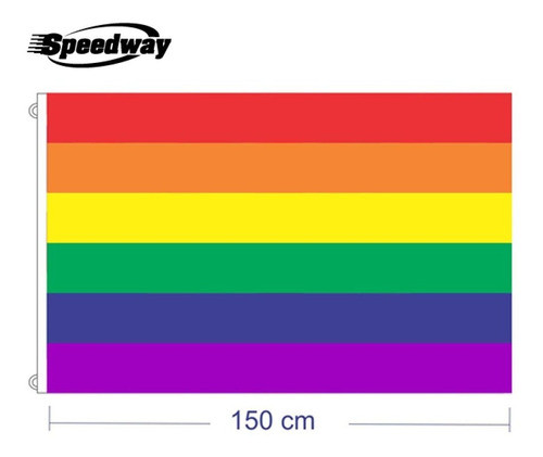 6 Banderas De La Diversidad 150 X 90 0