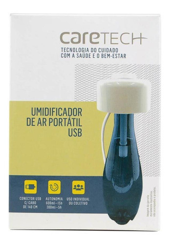 Umidificador De Ar Caretech Portátil Usb 0