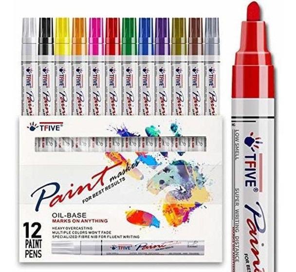 Juego De Rotuladores De Pintura De Secado Rapido Permanente 0
