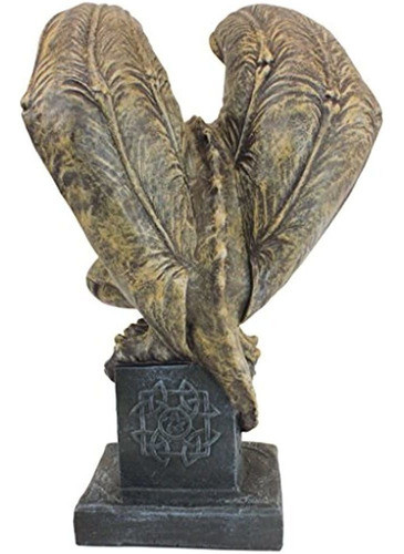 Diseño Toscano Abbadon Gárgola Estatua 0