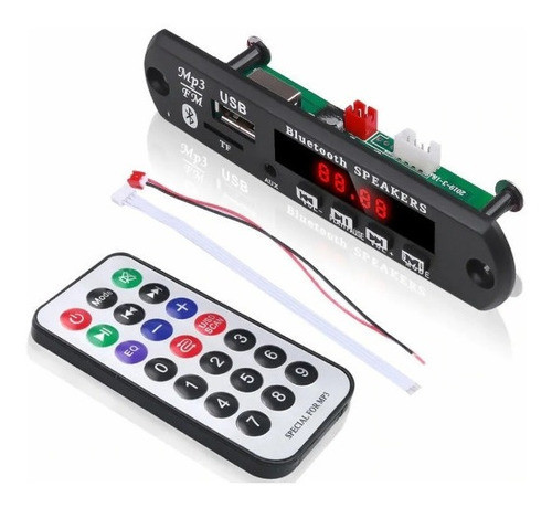 Placa Decodificador Usb Mp3 Fm Aux Bluetooth 3.0 0