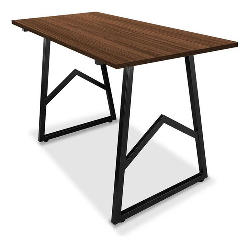 Mesa De Jantar Copacabana 1,20m X 0,60m Preto/villandry 0