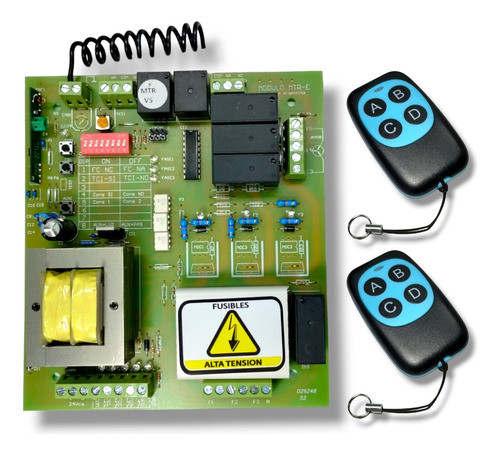 Placa Central De Comando Trifásica Moreto Mtr + 2 Controles 0