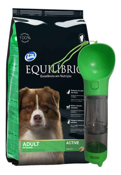 Alimento Equilibrio 15kg + 3kg + Shampoo Antipulgas + Stick 0