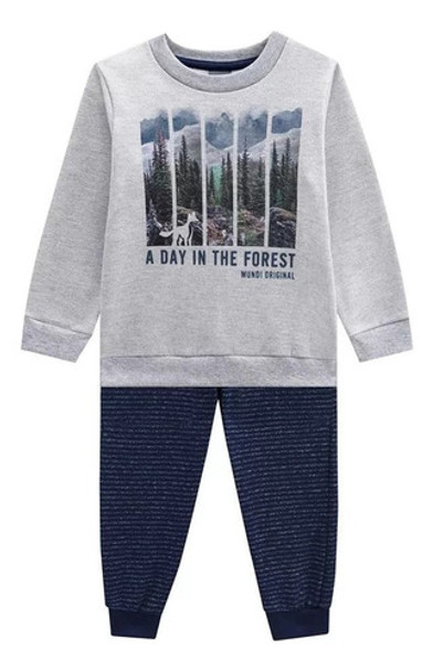 Conjunto Moleton Infantil Meninos Mundi Original 0