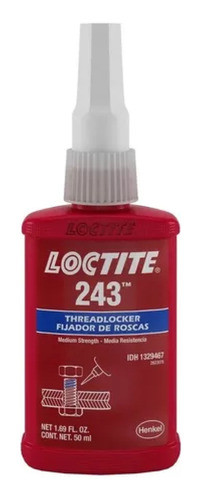 Trava Rosca 243 50g Medio Torque Loctite 0