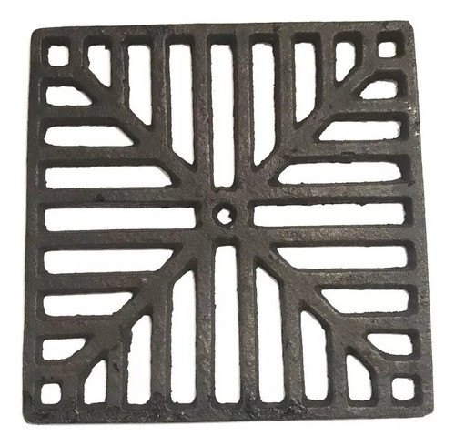 Rejilla Fundición De Hierro 18.5 X 18.5cm Sin Marco 0