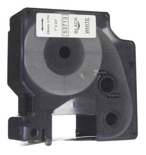 Cinta Rotuladora Dymo Compatible Dm1 24mm Negro/blanco 0