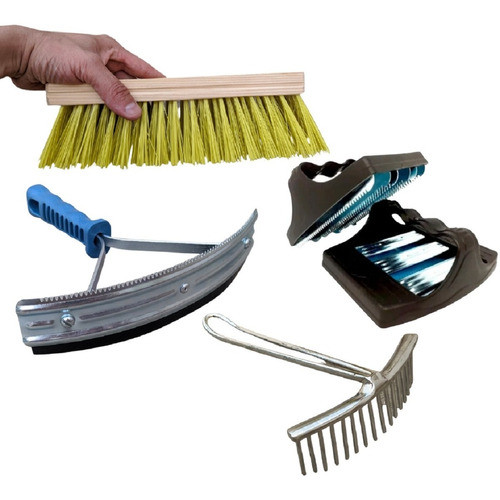 Kit Banho Limpeza Para Cavalo Escova + Raspador +pente Crina 0