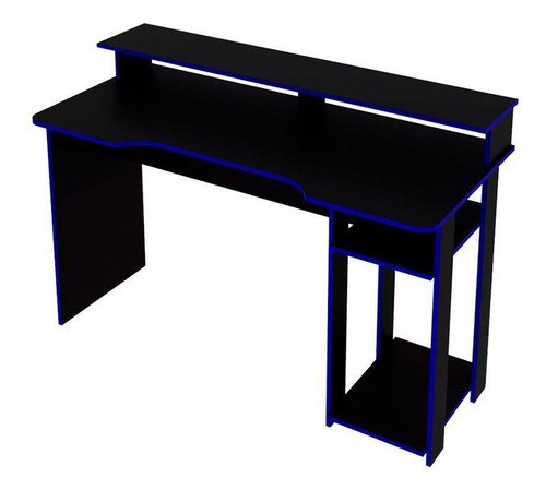 Mesa Computador Gamer Me4153 Preto/azul - Tecno Mobili 0