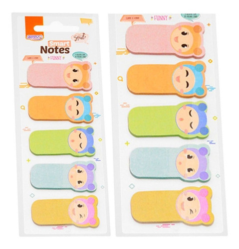 Marcadores Smart Notes Funny Meninas 5 Un 23x45mm Brw 0