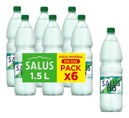 Agua Salus Sin Gas 1.5l X6 0
