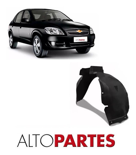 Guardaplas Chevrolet Prisma 2011 2012 2013 Derecho 0