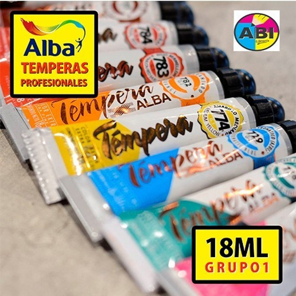 Alba Tempera Profesional Verde Esmeralda (756) 18 Ml Grupo 1 0 Alba Tempera Profesional Verde Esmeralda (756) 18 Ml Grupo 1 0