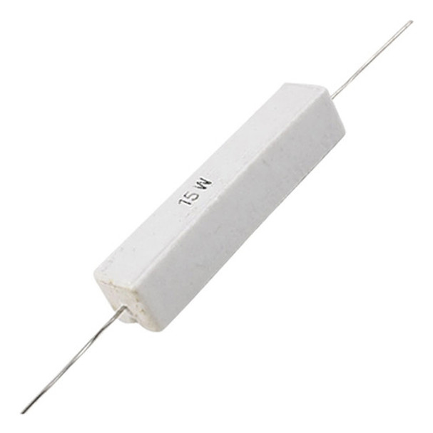 Resistencia Ceramica Cementada 15w 1.5k 1500 Ohm 1k5 X10 0