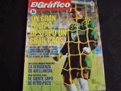 Revista El Grafico # 4091 - Tapa Velez (chilavert) 0