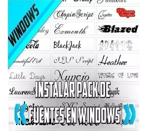 Kits 15000 Fuentes Letras Tipografia Emb Textil Plotter !!. 0