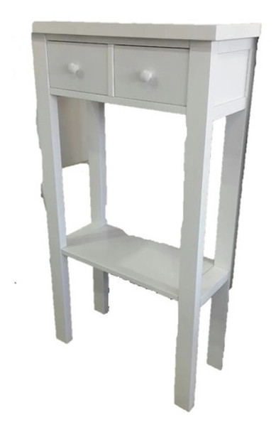 Mesa De Arrime Laqueada Dressoire 2 Cajones 0