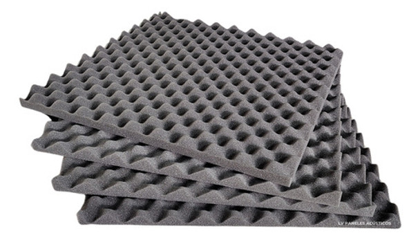 20 Panel Acústico Placa Acústica 50x50 Cm 25mm 0