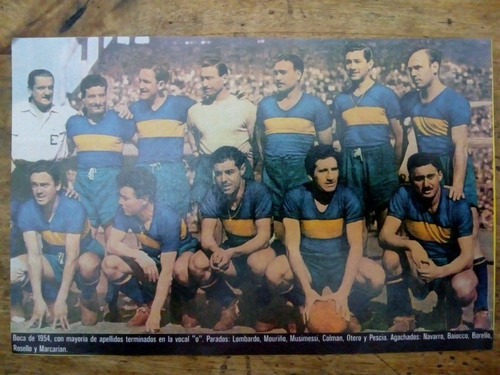 Recorte Boca Juniors De 1954 0
