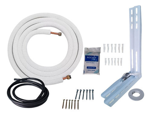 Kit Instalação Ar Condicionado Split 1/2 C/ Suporte 5 Metros 0