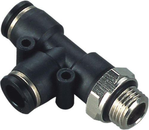 Conector Automático T (tee) Tubo De 6 Mm X Rosca Lateral 1/8 0