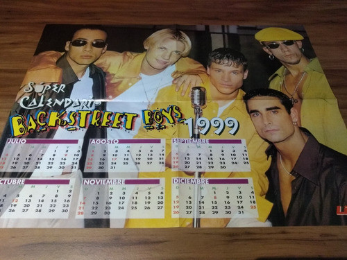 (u006) Poster Backstreet Boys * 52 X 42 0
