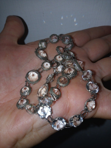 Collar Antiguo Finisimo Cristal Austriaco Legitimo. 0