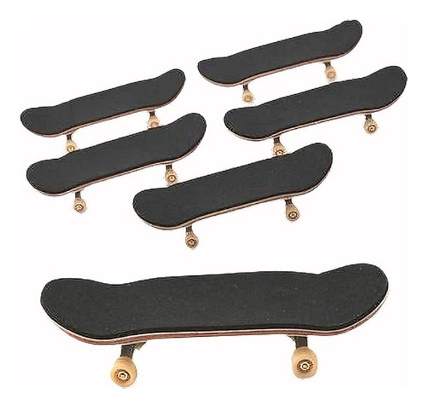 Lote 5 Piezas Arce Canadiense Fingerboard De Madera Patineta 0