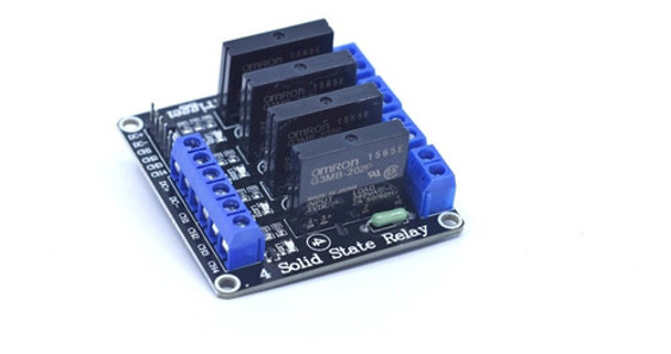 Modulo De Relee 5v 4 Canales Estado Sólido Ssr 240v Arduino 0