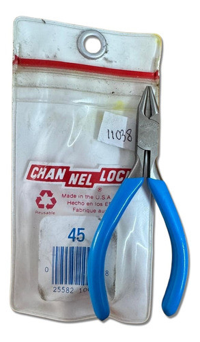 Pinza De Punta Enrollar Channelock 45 Usa , Vintage 0
